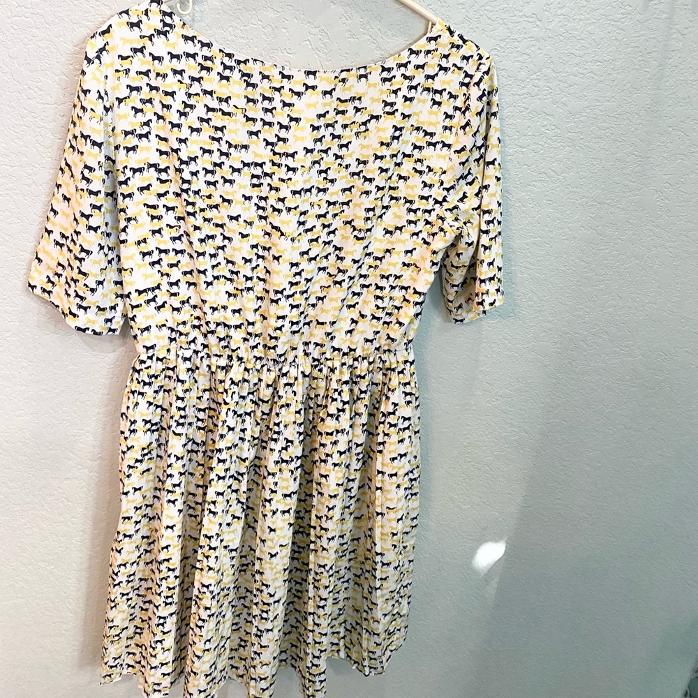 Cremieux Pleated Dress